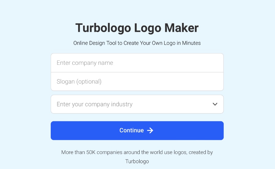 Cómo crear un logotipo en Turbologo en iPhone, iPad o Mac