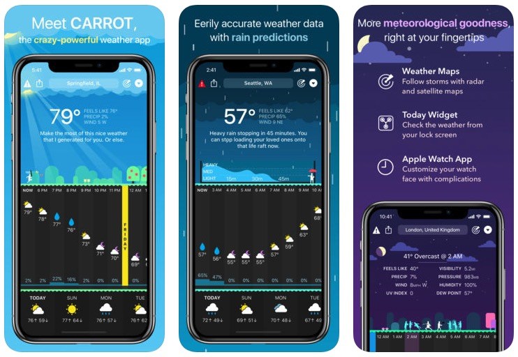 5 de las mejores aplicaciones meteorológicas para tu iPhone