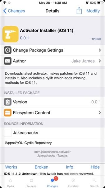 Activator con soporte para iOS 11 ya está disponible para su descarga