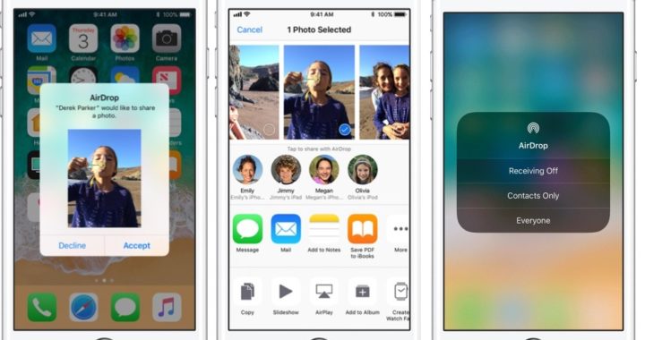 AirDrop para iOS 11: Aquí tienes todo lo que puedes compartir desde tu iPhone y tu iPad