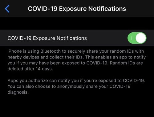 Apple añade funciones relacionadas con COVID-19 en iOS 13.5 Beta 3