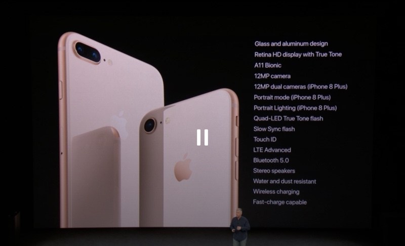 Apple anuncia el iPhone 8 y el iPhone 8 Plus con chip biónico A11, carga inalámbrica y mucho más