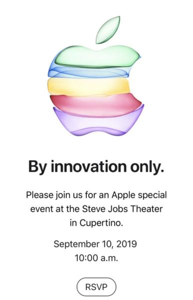 Apple envía invitaciones para el evento de 9 10 iPhone