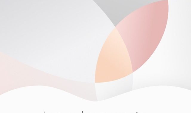 Apple envía invitaciones para el evento del 21 de marzo iPhone SE y iPad Pro