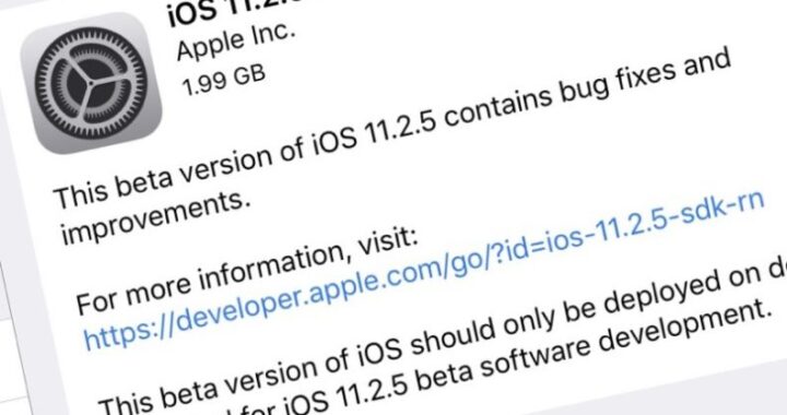 Apple está probando iOS 11.2.5, watchOS 4.2.2 y tvOS 11.2.5 Betas con desarrolladores