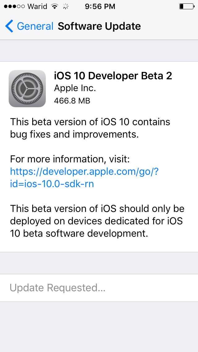 Apple ha lanzado iOS 10 Beta 2 para desarrolladores registrados, ¡descárgalo ahora!