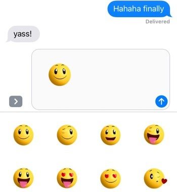Apple lanza los nuevos paquetes de adhesivos Smileys, Corazones y Manos de iMessage para iOS 10