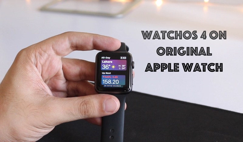Así es como watchOS 4 se ejecuta en el reloj original de Apple[Vídeo]