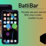 BattiBar cambia el color de los elementos de la barra de estado según la carga actual