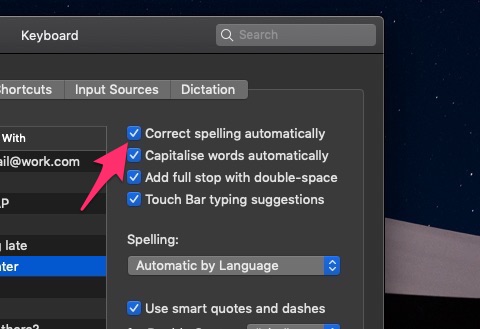 Cómo añadir atajos de sustitución de texto en un Mac