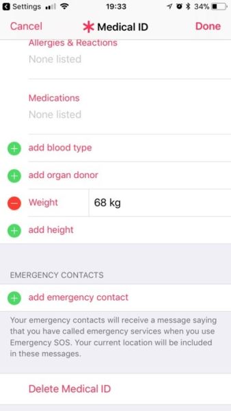 Cómo añadir contactos de emergencia a la función SOS de emergencia de iOS 11