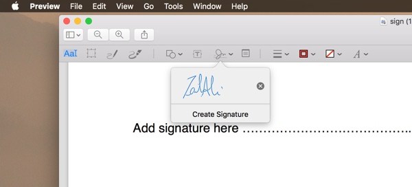 Cómo añadir tu firma a Mac e insertarla en un PDF