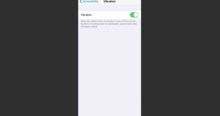 Cómo apagar completamente la vibración en cualquier iPhone