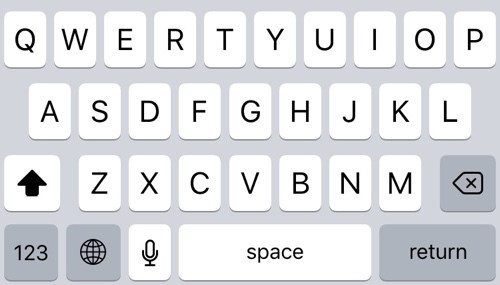 Cómo apagar o encender las teclas minúsculas del teclado en iOS