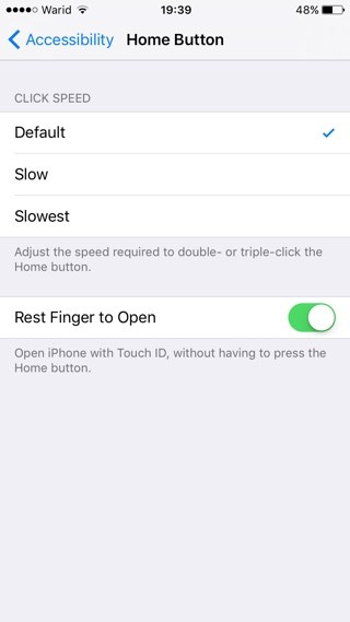 Cómo apagar'Presione para desbloquear' y desbloquear el iPhone sólo con el escáner de huellas dactilares