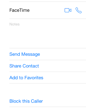 Cómo bloquear cualquier número o ID de Apple para que no pueda llamar o enviar mensajes en iOS 7