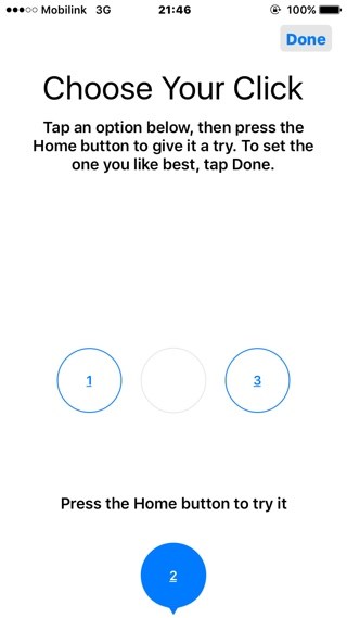 Cómo cambiar el botón Inicio Haga clic en la intensidad en el iPhone 7 y 7 Plus
