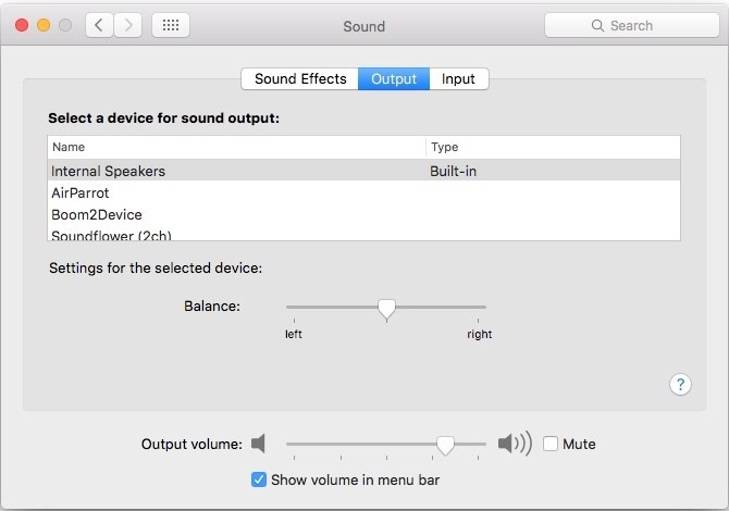 Cómo cambiar rápidamente el dispositivo de salida de sonido en un Mac