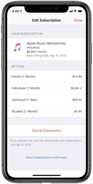 Cómo cancelar la suscripción a Apple Music en iPhone, Mac o Windows