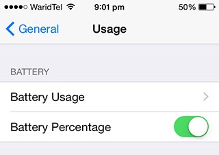 Cómo comprobar el uso de la batería de aplicaciones individuales en iOS 8