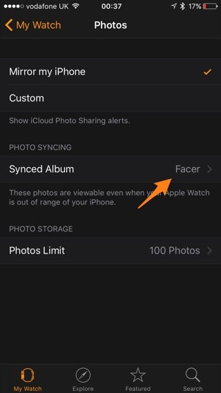 Cómo configurar cualquier foto como esfera de reloj en un reloj Apple Watch
