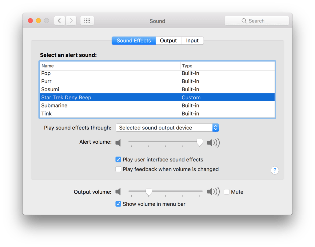 Cómo configurar un sonido de alerta macOS personalizado