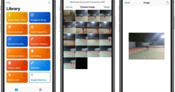 Cómo convertir rápidamente cualquier foto en ráfaga en un GIF con la aplicación de accesos directos