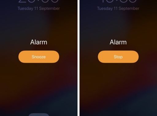 Cómo desactivar la alarma de repetición de alarma en la aplicación de reloj de iPhone