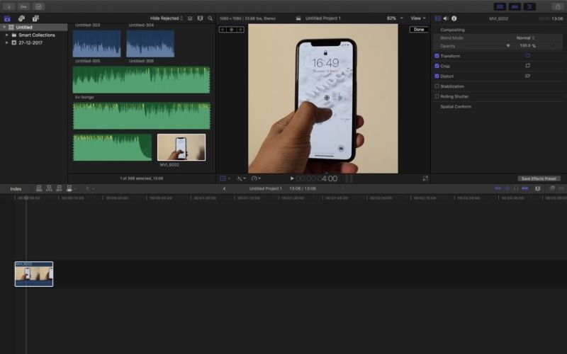 Cómo editar vídeo en resolución Instagram usando Final Cut Pro X