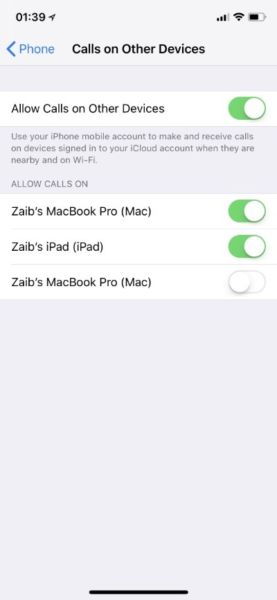 Cómo evitar que las llamadas de iPhone suenen en el iPad y Mac