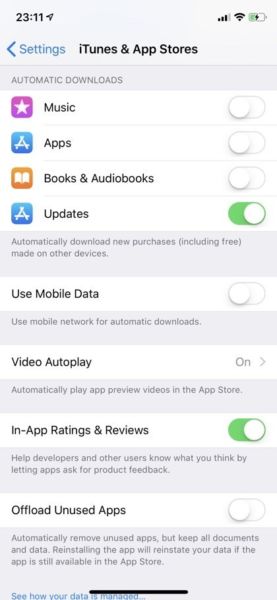Cómo habilitar las actualizaciones automáticas de aplicaciones para App Store