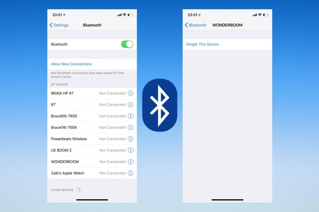 Cómo quitar los dispositivos Bluetooth no utilizados de la página de configuración de Bluetooth