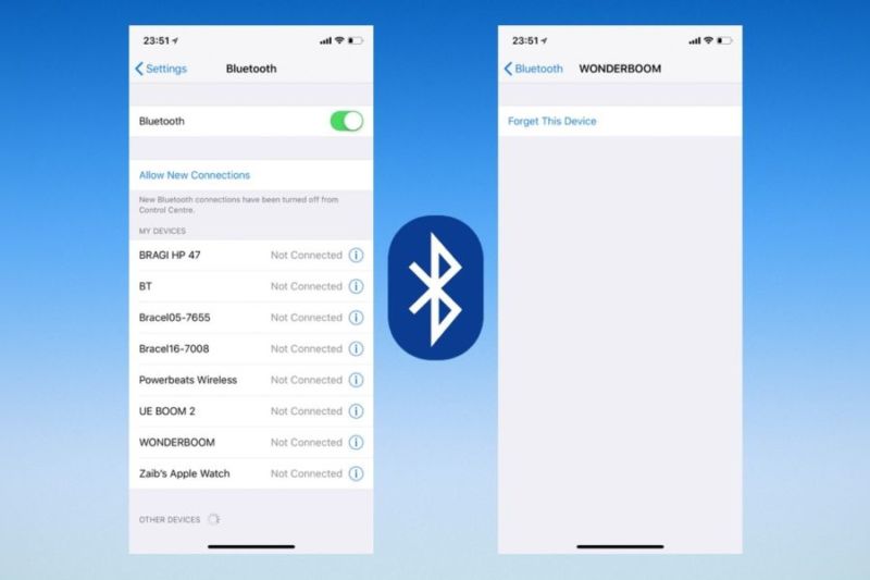 Cómo quitar los dispositivos Bluetooth no utilizados de la página de configuración de Bluetooth