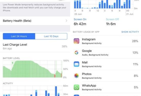 Cómo utilizar las estadísticas detalladas de la batería de iOS 12 para iPhone y iPad