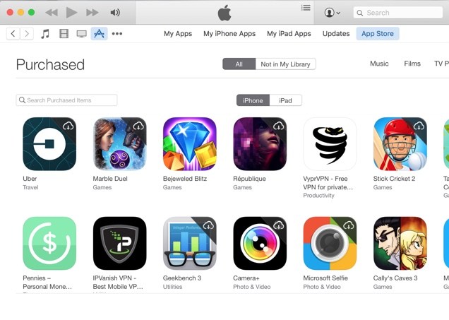 Cómo ver aplicaciones compradas y descargadas previamente en iTunes e iOS