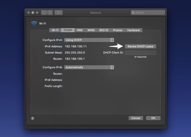 Cómo ver y renovar su dirección IP en el Mac