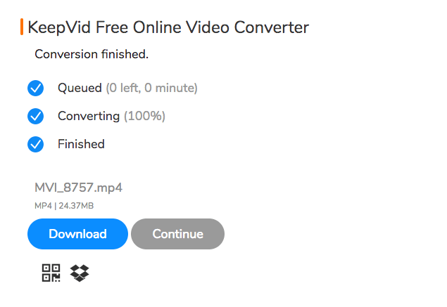 Convertir vídeo a cualquier formato con KeepVid Online Video Converter