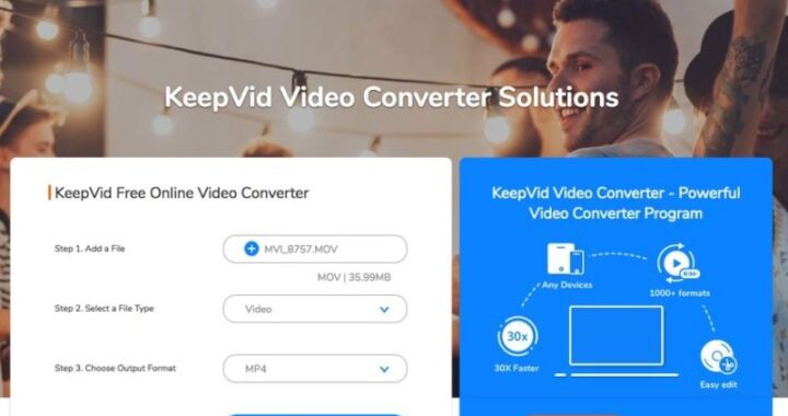 Convertir vídeo a cualquier formato con KeepVid Online Video Converter