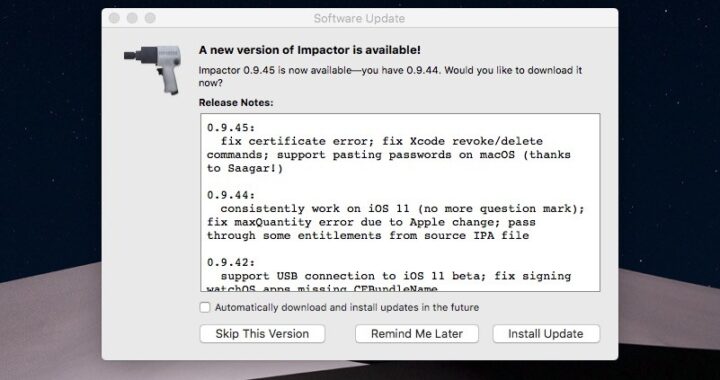 Cydia Impactor actualizado con correcciones y mejoras