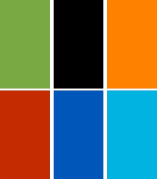 Descarga 10 fondos de pantalla para iPhone de colores sólidos: Negro, blanco, gris, rojo, azul y más