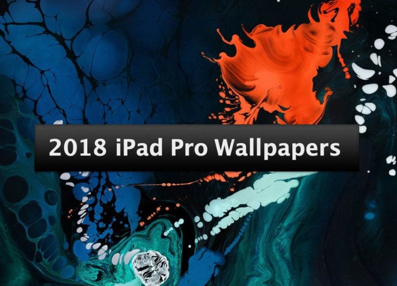 Descarga 8 fondos de pantalla de 2018 iPad Pro del material de marketing de Apple