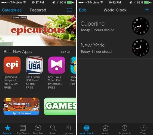 Eclipse tweak trae el tema del modo nocturno universal a iOS 7