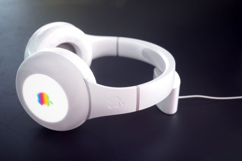 El concepto nos muestra los auriculares de Apple inspirados en HomePod con pantalla y carga inalámbrica