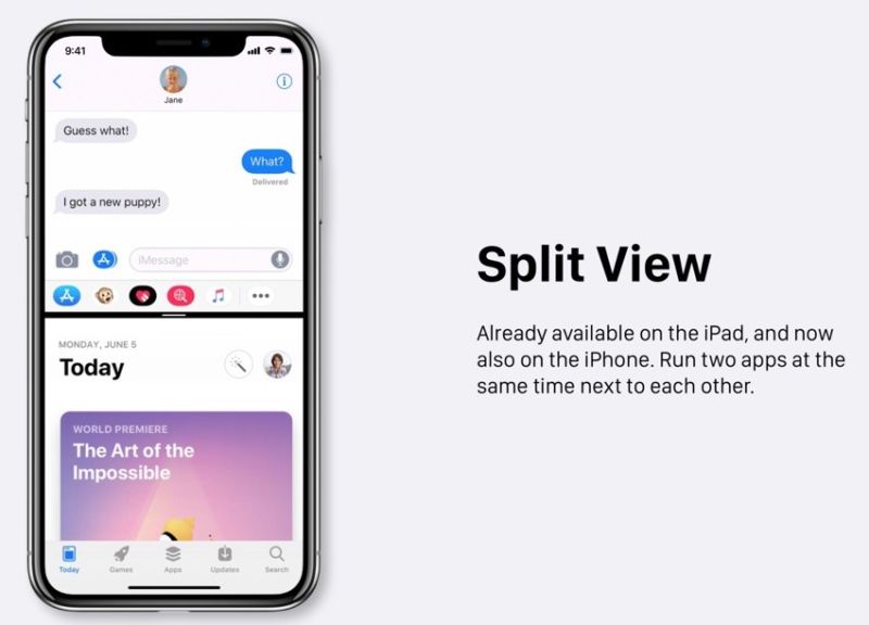 El nuevo concepto iOS 12 imagina el modo Guest, las funciones Face ID, Split-View y mucho más
