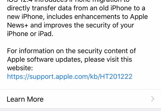Enlaces de descarga directa para iOS 12.4[iPhone, iPad e iPod touch]