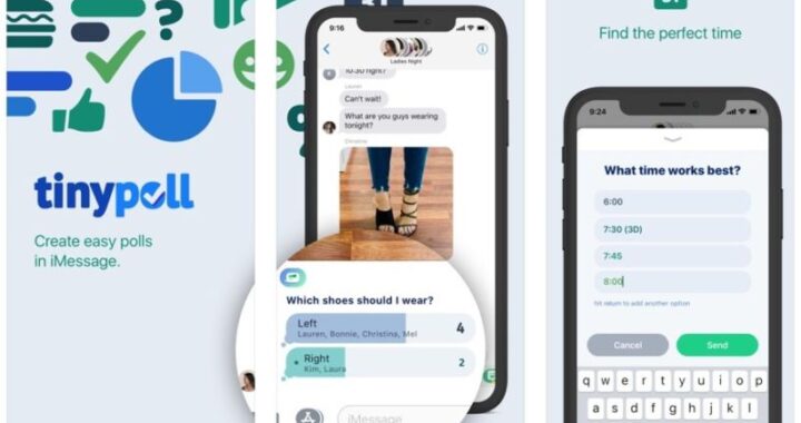Envíe encuestas divertidas a sus amigos de iMessage con la aplicación TinyPoll
