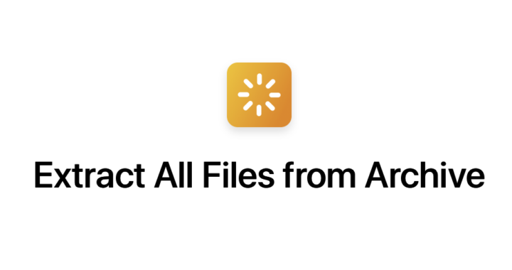 Extraer fácilmente archivos zip en el iPhone o iPad con un atajo iOS