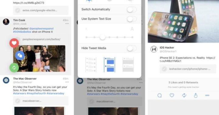 Flitter cliente de Twitter es una buena alternativa a la aplicación de Twitter iOS