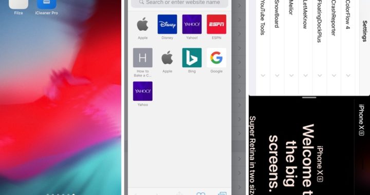 FloatingDockPlus Tweak trae gestos de Split-View, SlideOver y Dock a iOS 12
