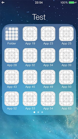FolderEnhancer se convierte en iOS 7 para mejorar el funcionamiento de las carpetas
